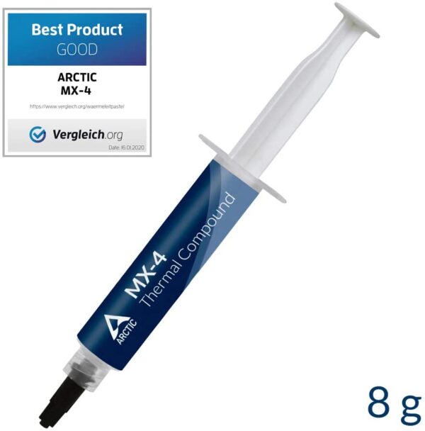 Arctic MX-4 – Thermal Paste With Spatula 4 Gram, High Performance Carbon  Base, Heat Sink Paste